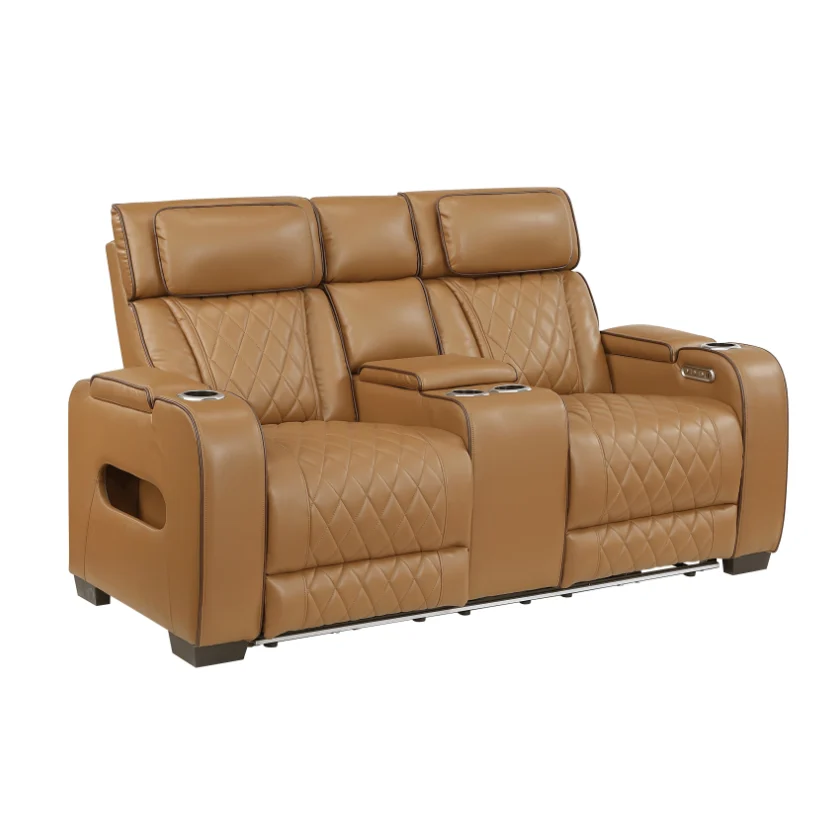 Dual Power Reclining Loveseat