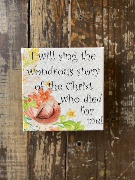 Easter & Spring Nature Canvas Art – Tabletop Décor by Rustic Nester