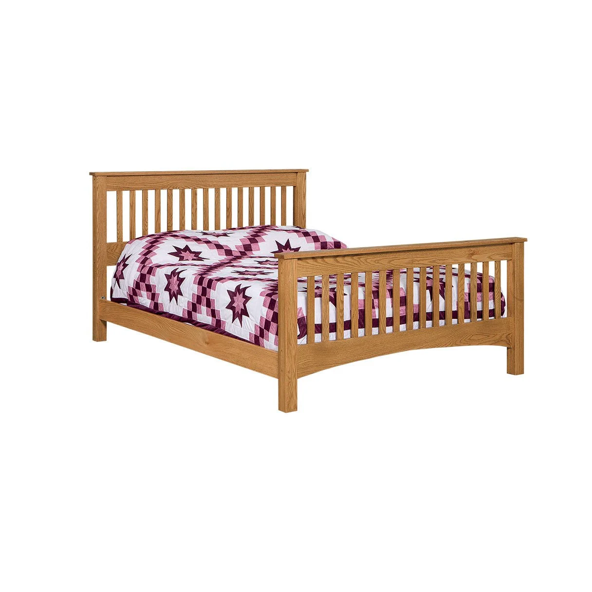 Eden Amish Solid Wood Slatted Picket Bed