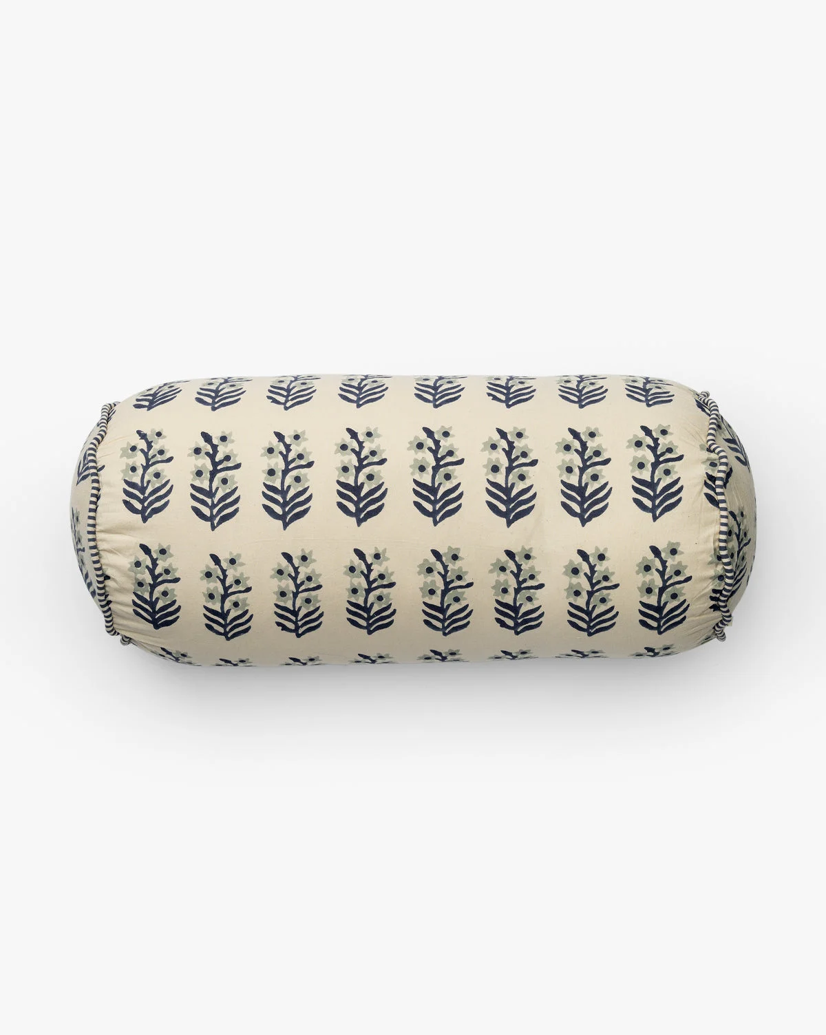 Elsie Block Print Bolster Pillow
