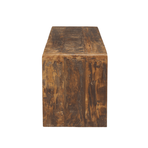 Estelle Rustic Brown Bench