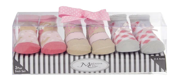 Farm Friends Socks Baby Gift Set by Maison Chic *