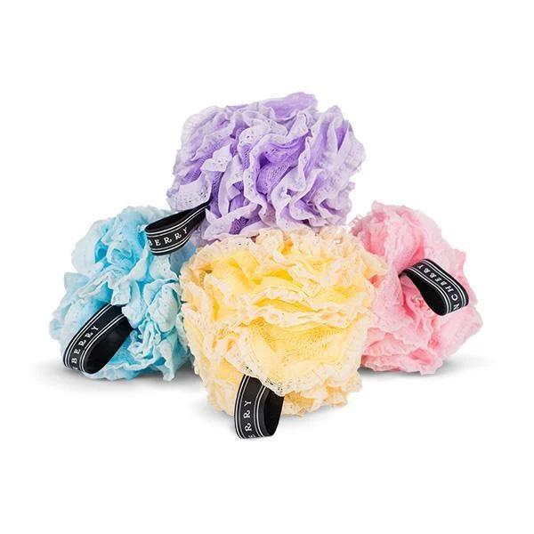 Finchberry Bath Poufs- Lacey Loofah Bath Sponges