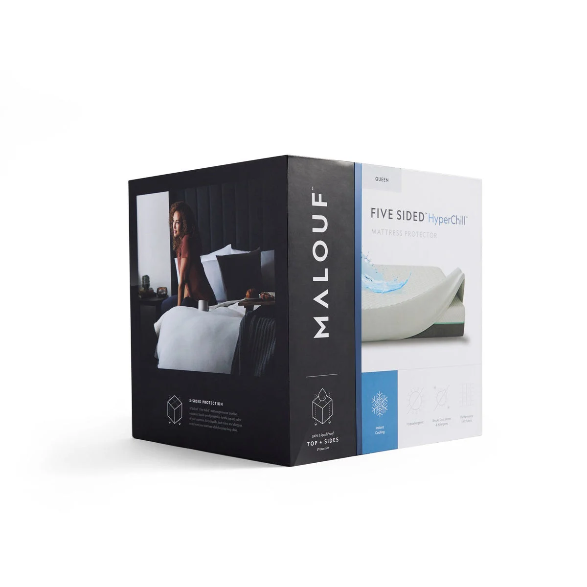 Five Sided - HyperChill Mattress Protector - Split Head California King
