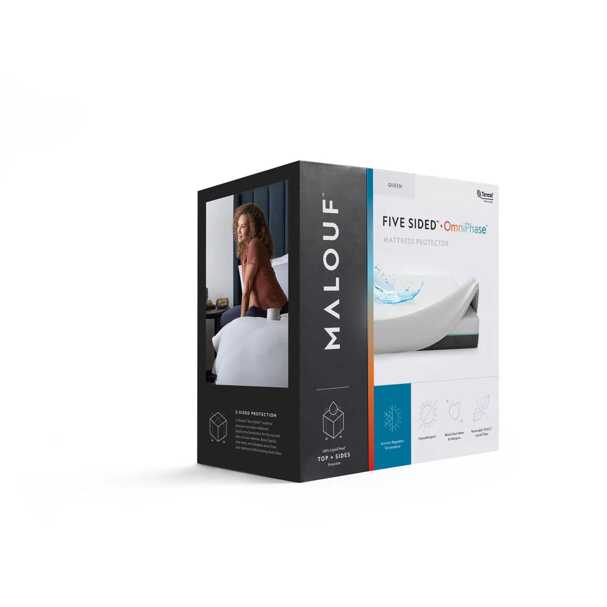 Five Sided - Split Head Mattress Protector