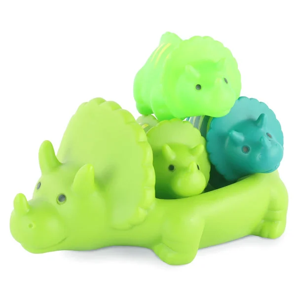 Floating Dinosaur Family Bath Toy for Babies and Toddlers