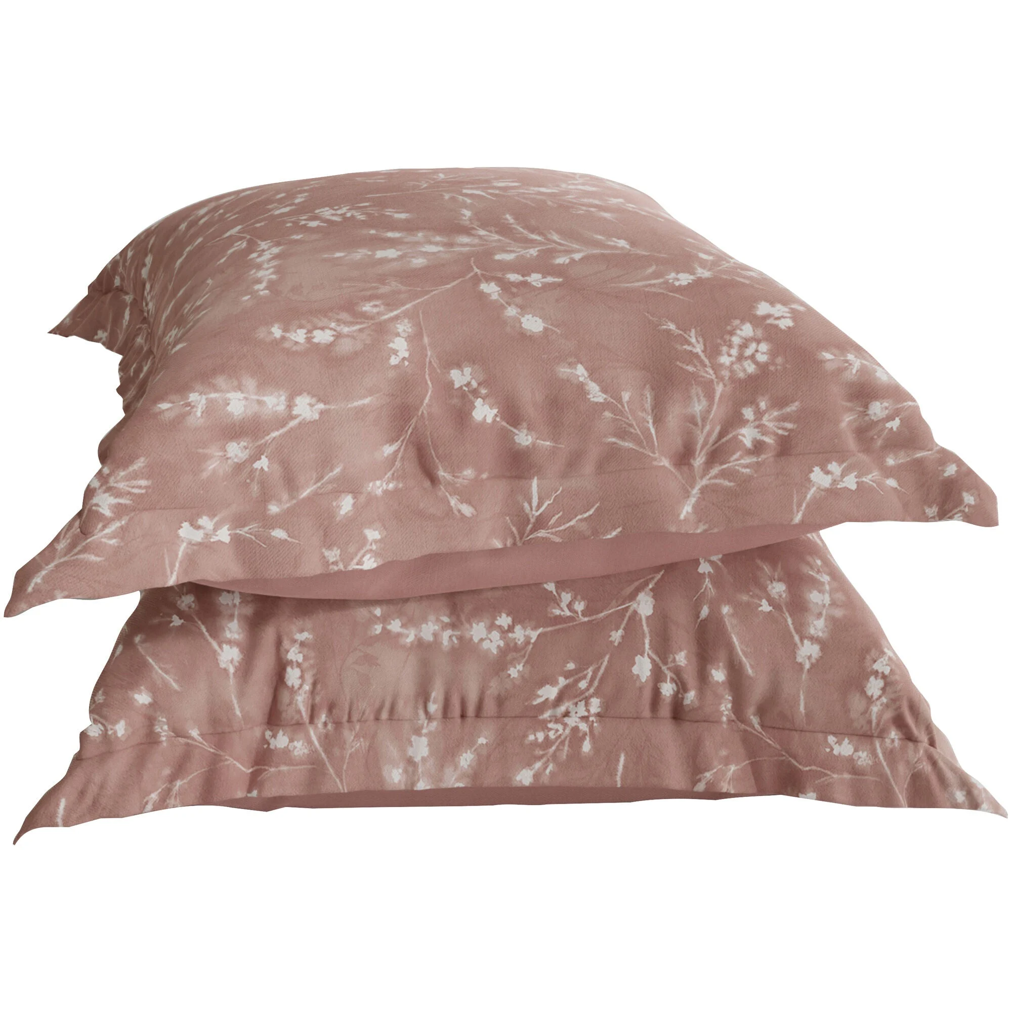 Flower Press Tencel Euro Pillow Shams