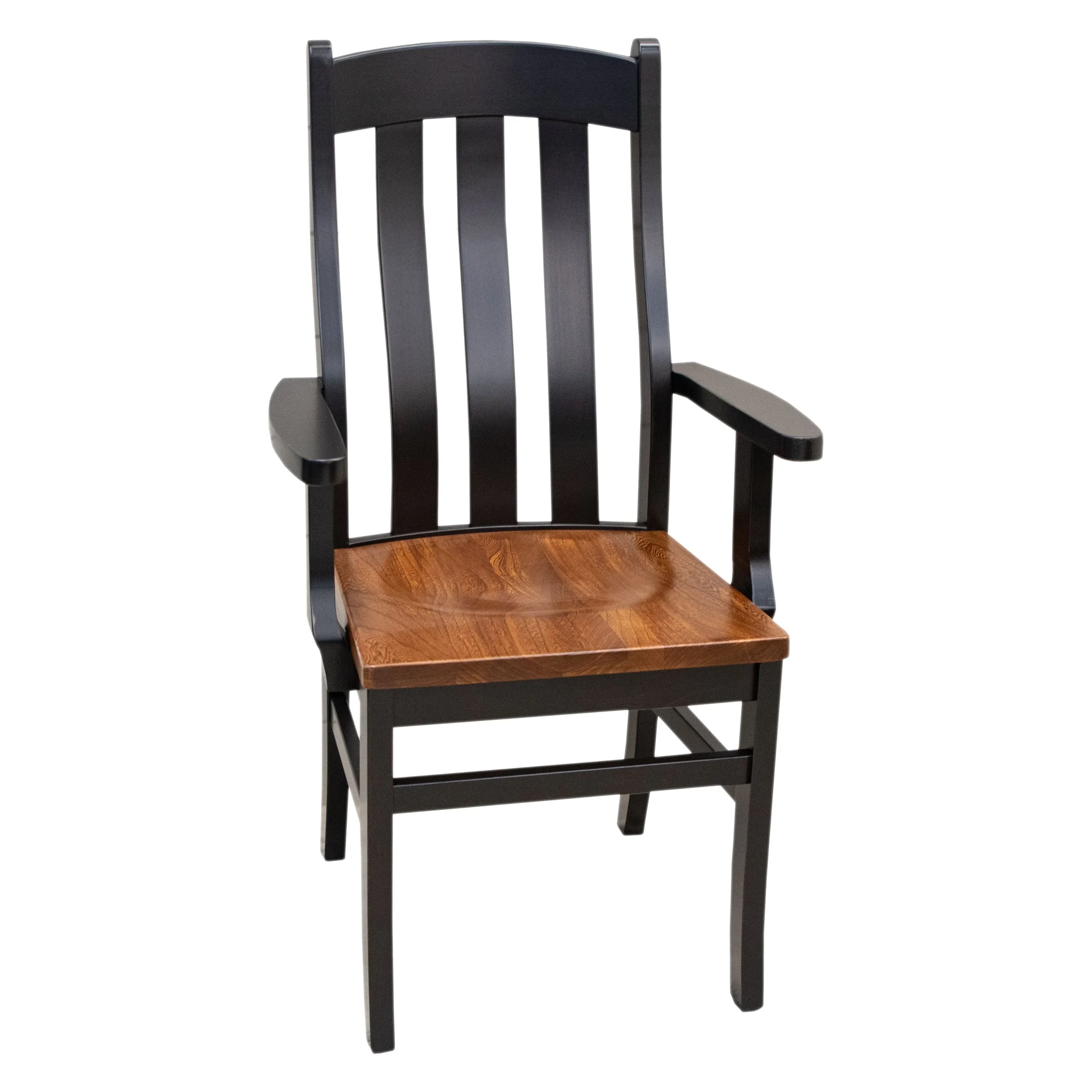 Fostoria Black & Wood Arm Dining Chair | M-EB&E-MC