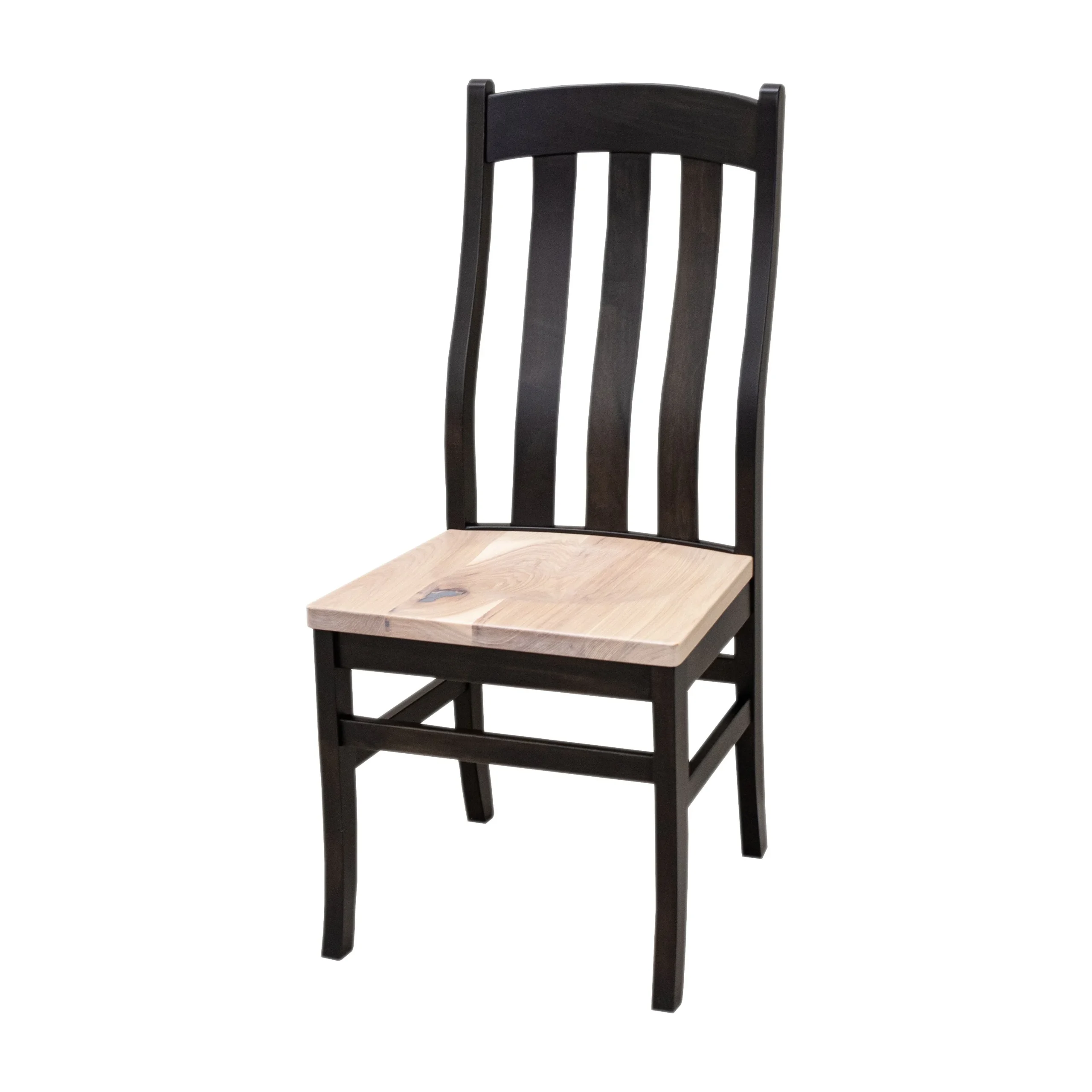 Fostoria Black & Wood Side Dining Chair | M-DK&H-SW