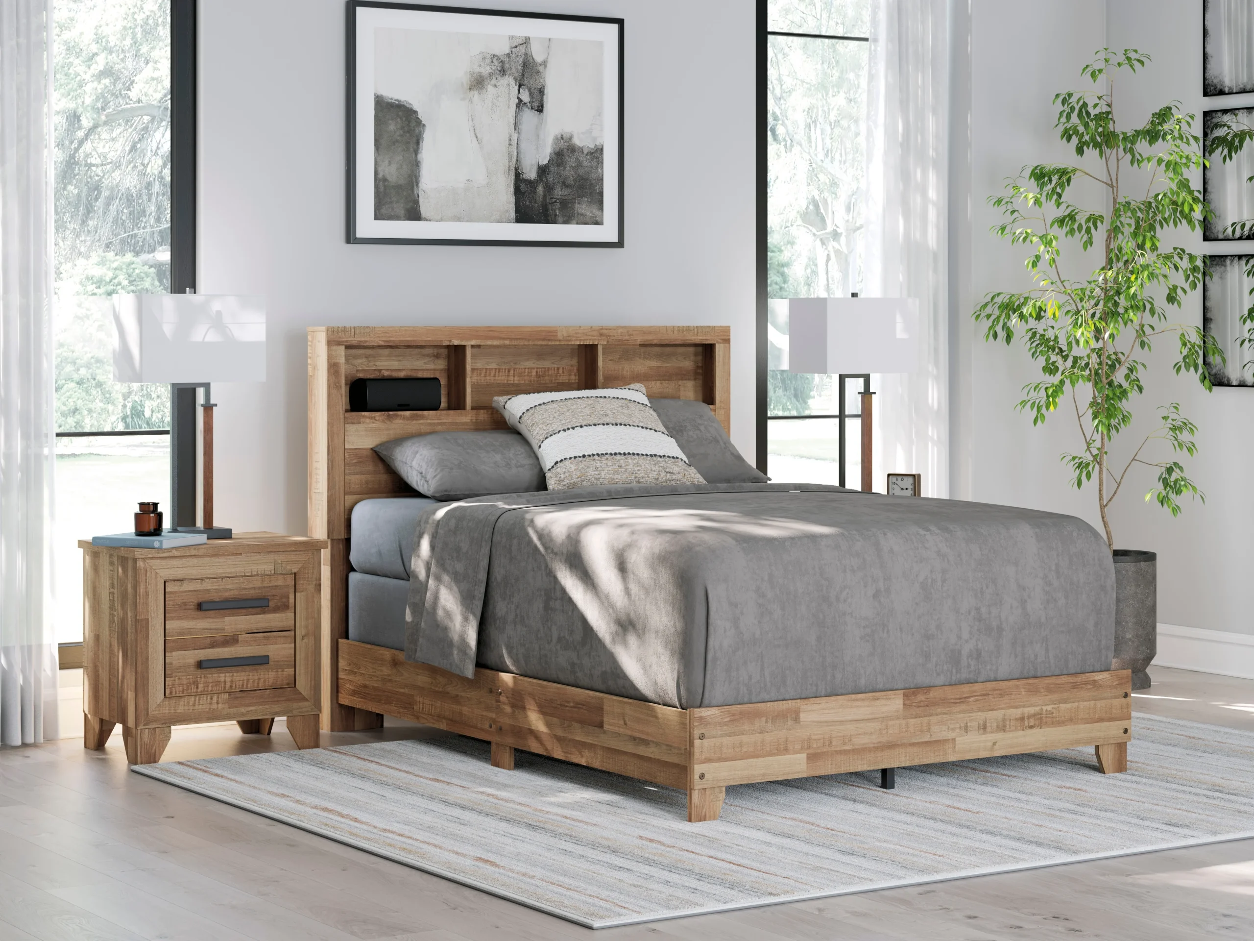 Full Bookcase Bed