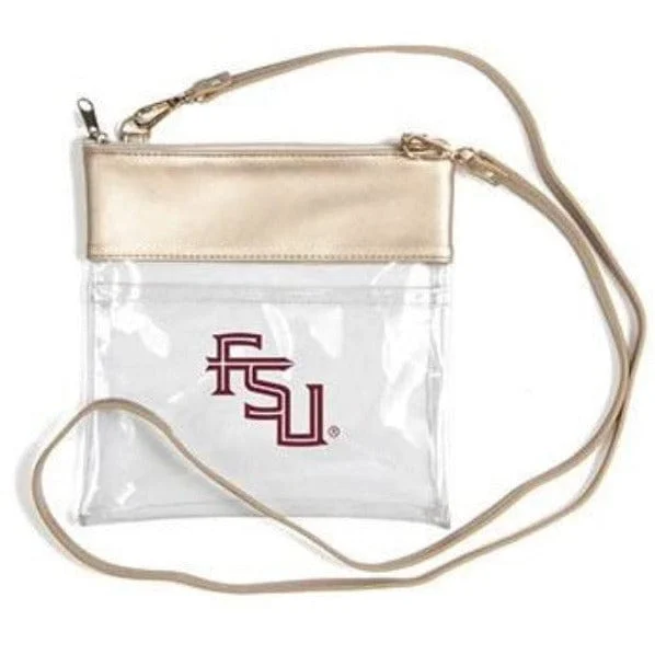 Gameday Clear Crossbody Handbag - 7.5"w x 8"h
