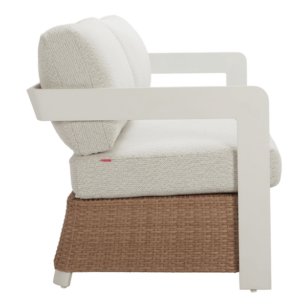 Gelo Sofa White & Brown