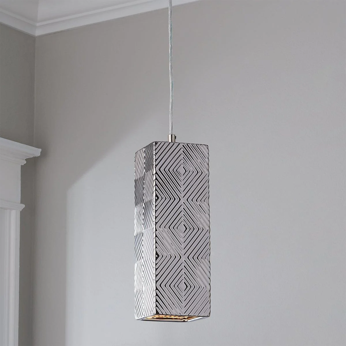 Geometric Tower Pendant