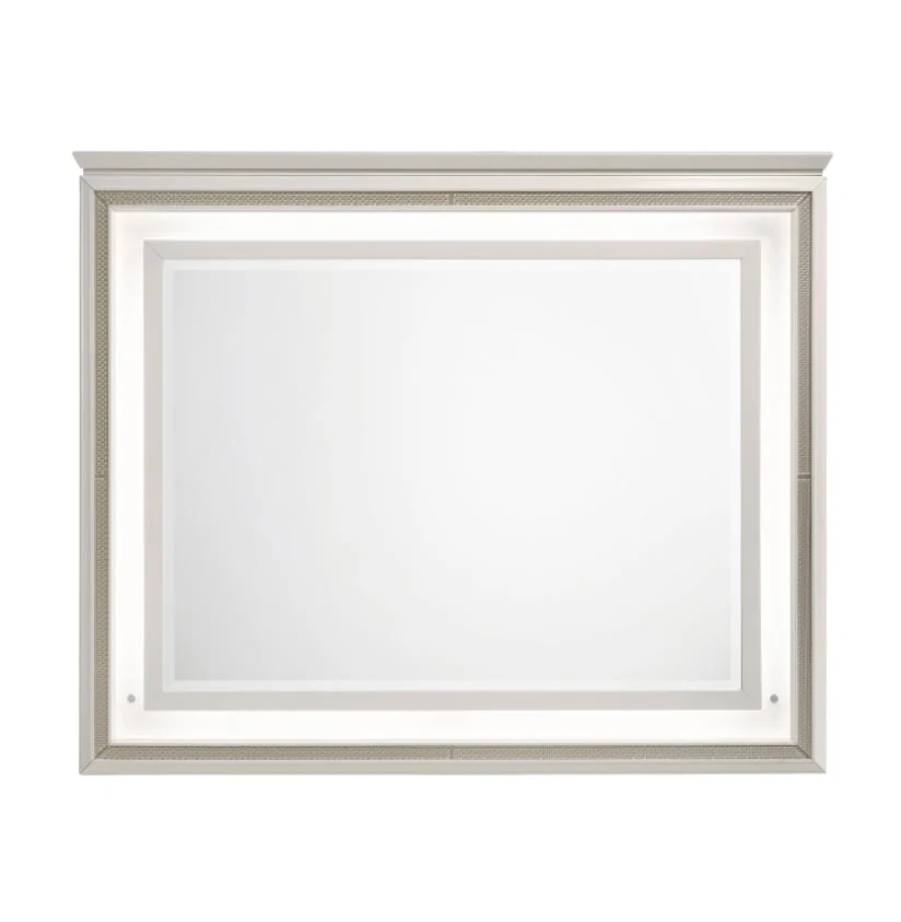 Glam Landscape Dresser Mirror