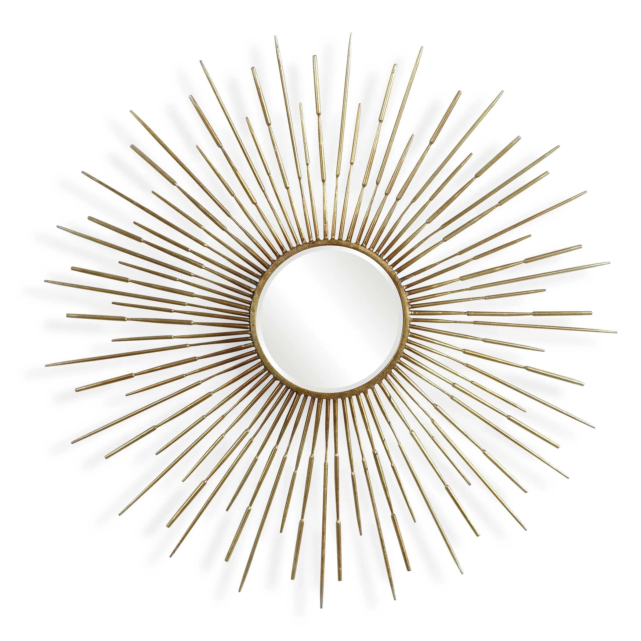 Golden Rays Starburst Mirror