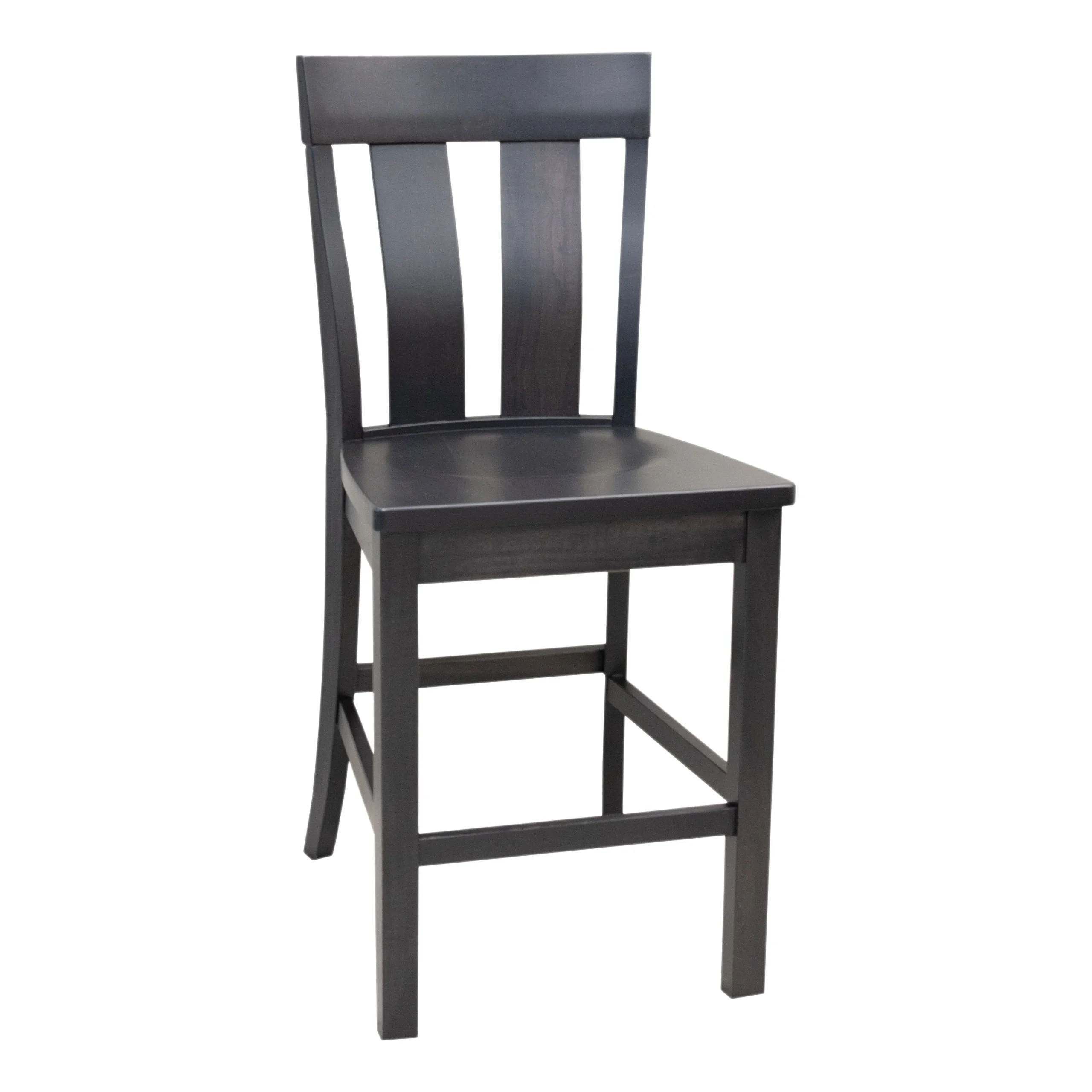 Hampton Maple Wood 24" Stationary Bar Stool | DK