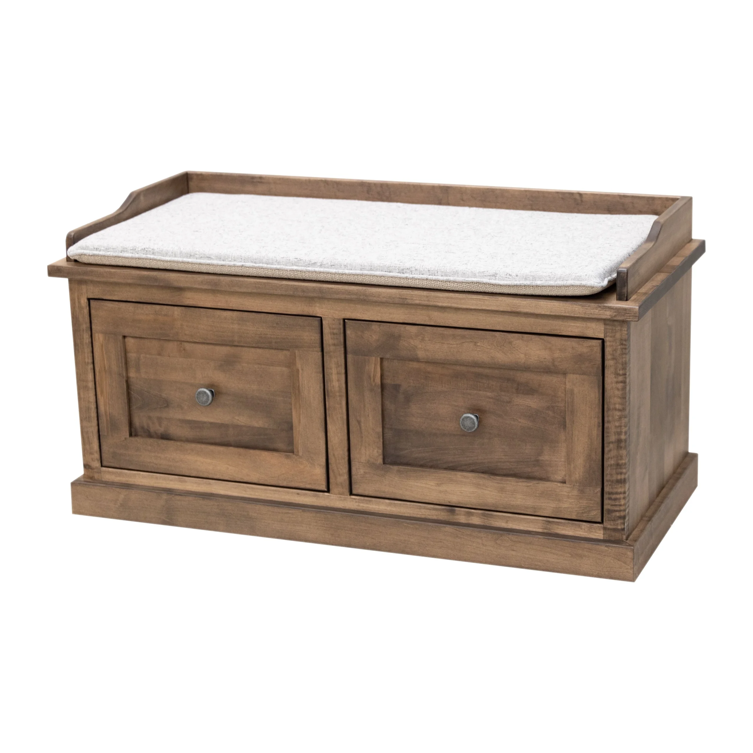 Hartford Maple Wood Mudroom Storage Bench | CO