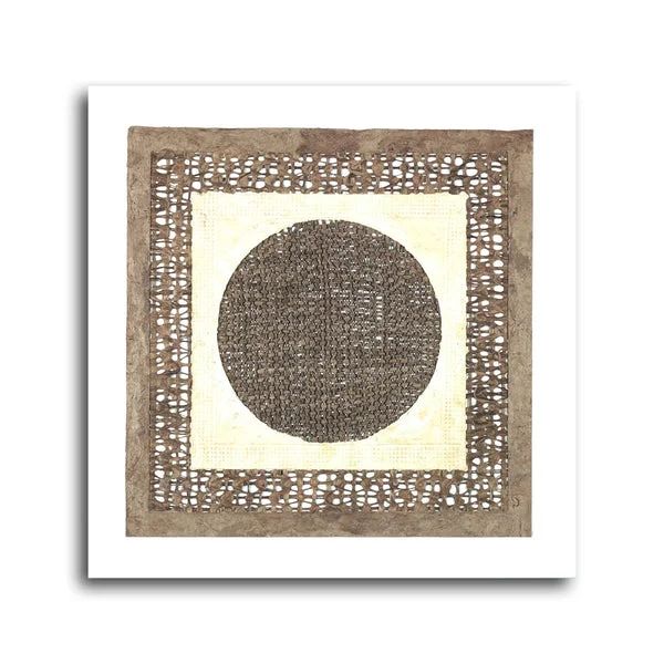 Hermes Amate Barkwood Decoupage Art | 24x24 Gallery Wrap | Elite Maison