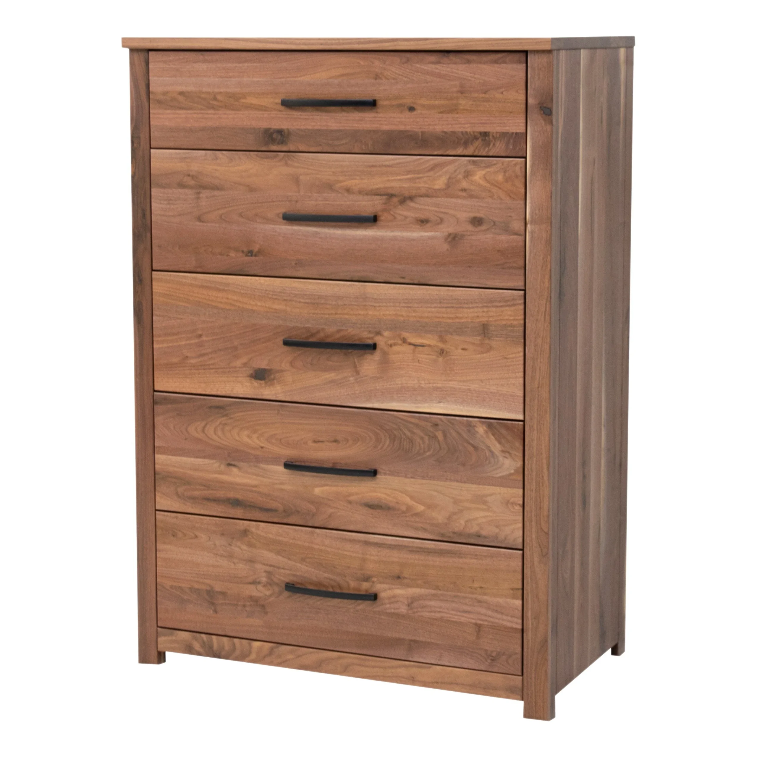 Hudson Walnut Wood Chest of Drawers | NAT