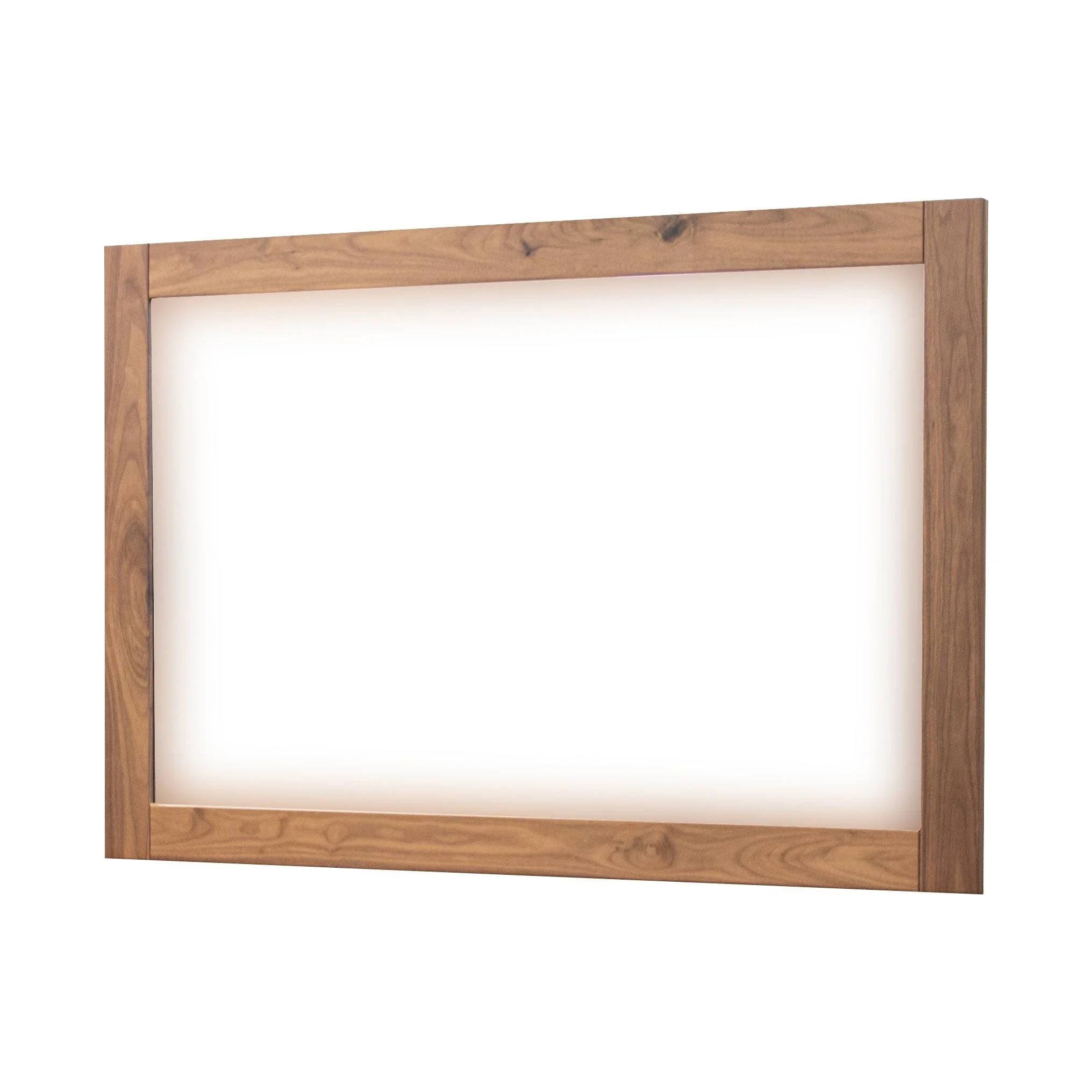 Hudson Walnut Wood Landscape Dresser Mirror | NAT