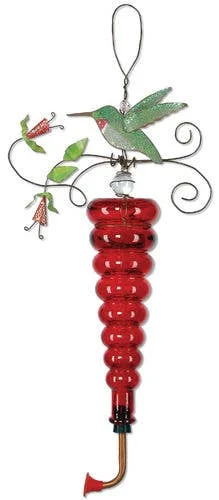Hummingbird Feeder Metal Art Porch, Patio or Garden Decoration *