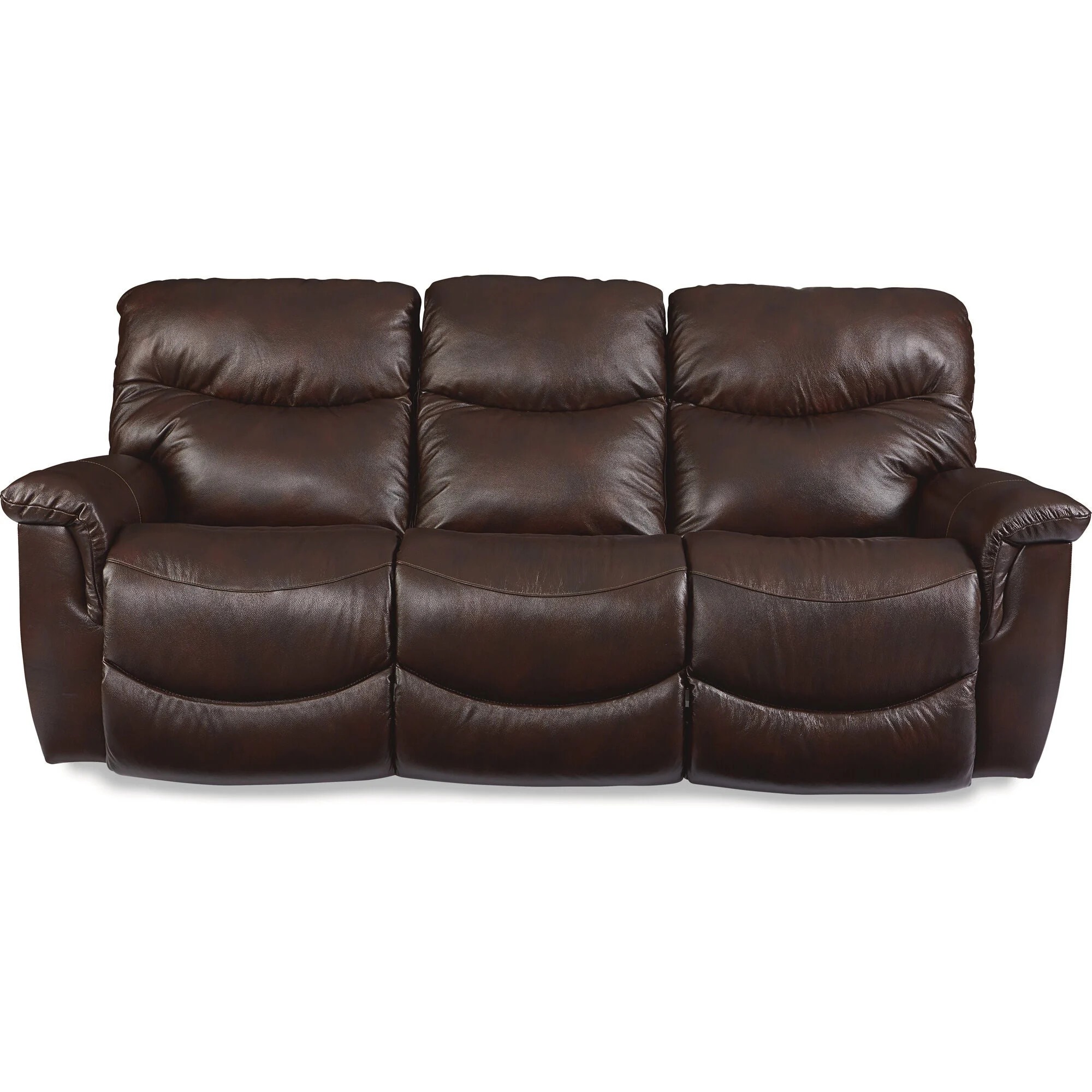 James Leather Tri-Power Reclining Sofa