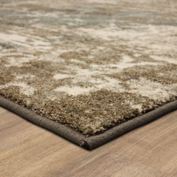 Lauro Frotage Rug in Willow Grey