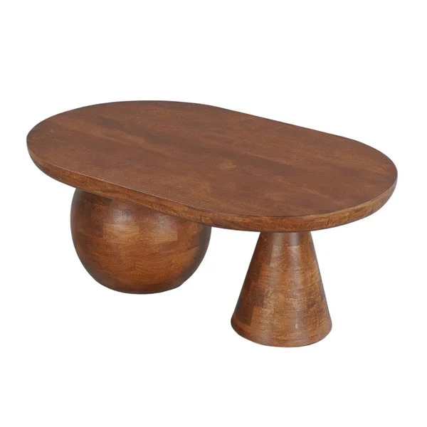 Leeds Coffee Table | Oval Wood Coffee Table