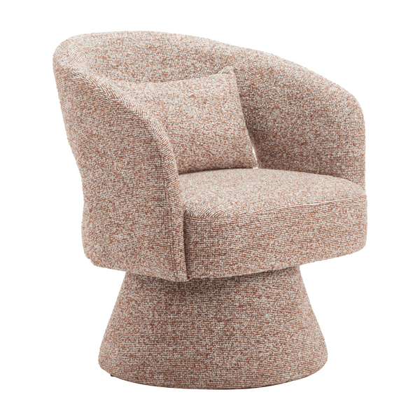 Liva Swivel Chair Frosty Brown