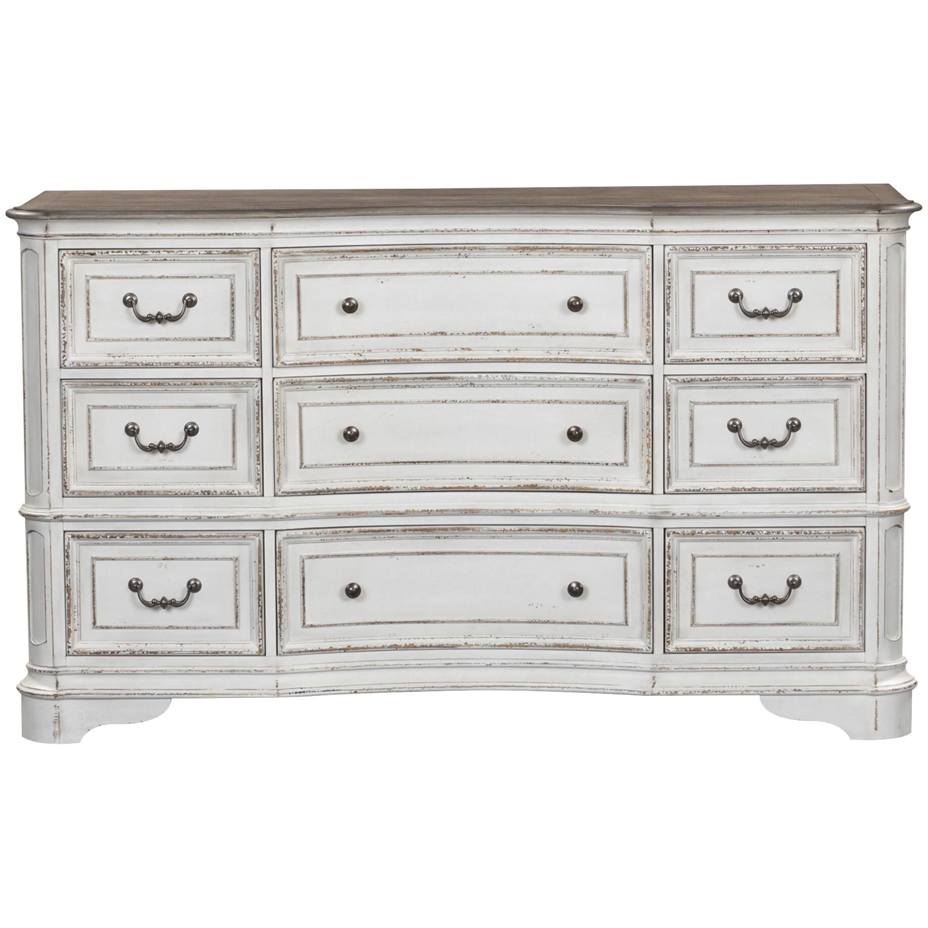 Magnolia Manor 9 Drawer Dresser