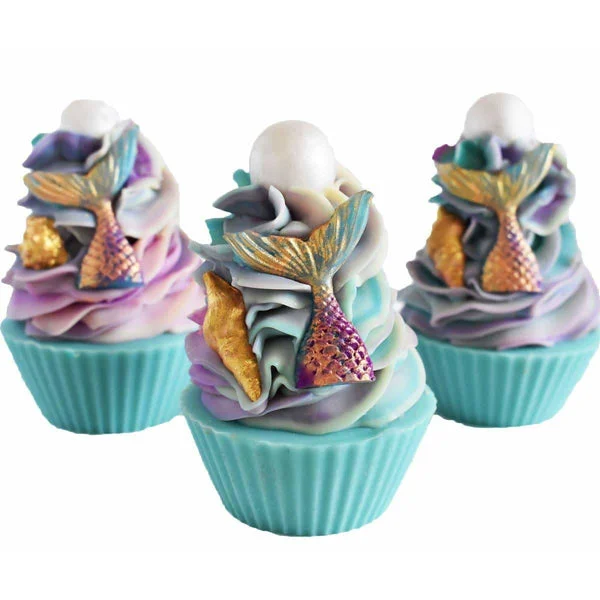 Mermaid Artisan Soap & Bath Bombs-Beautiful Gift for a Mermaid Lovers!