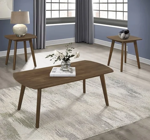 Mid-Century Modern 3-Piece Occasional Table Set