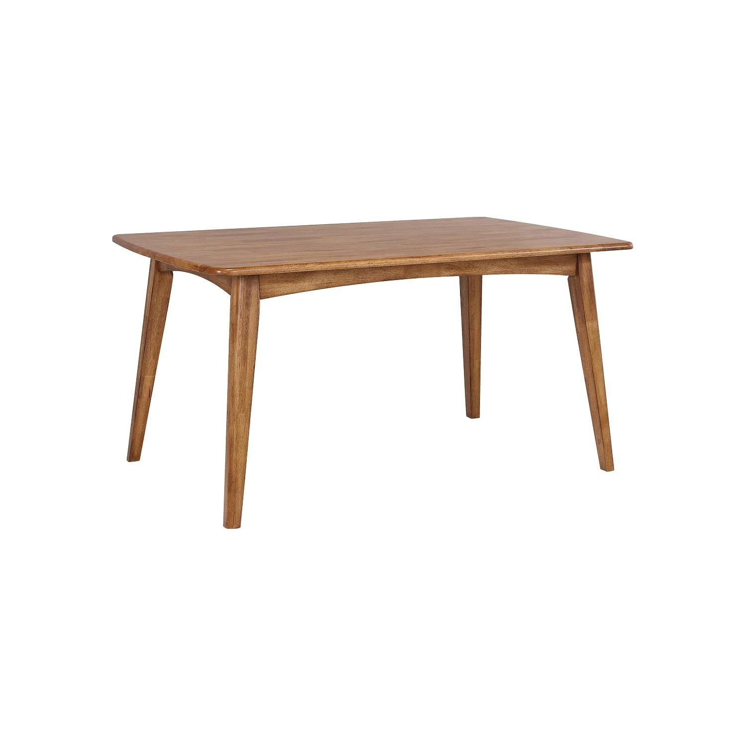 Mid-Century Modern Dining Table with Splayed Legs