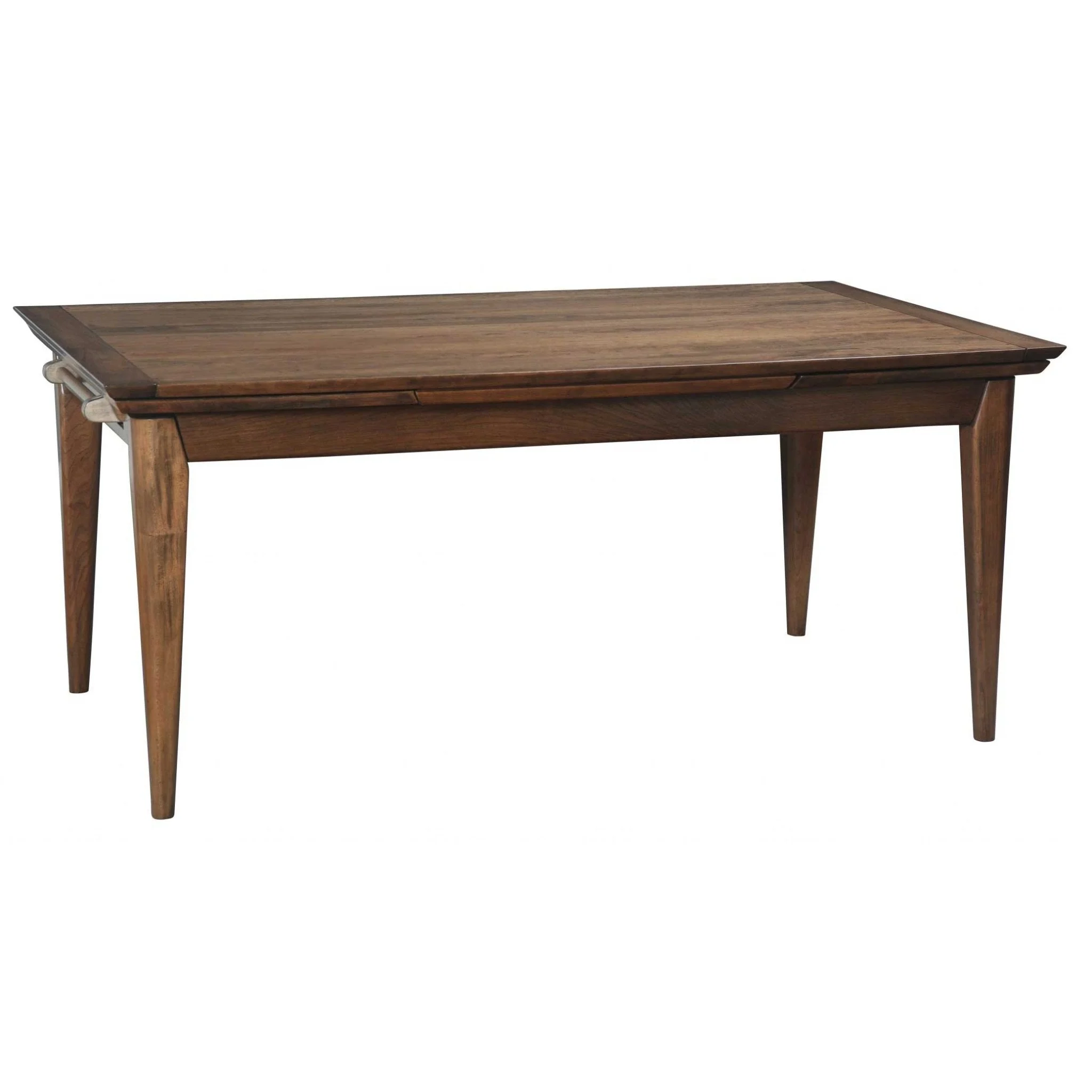 Mid-Century Modern Stow Away Draw Leaf Leg Table