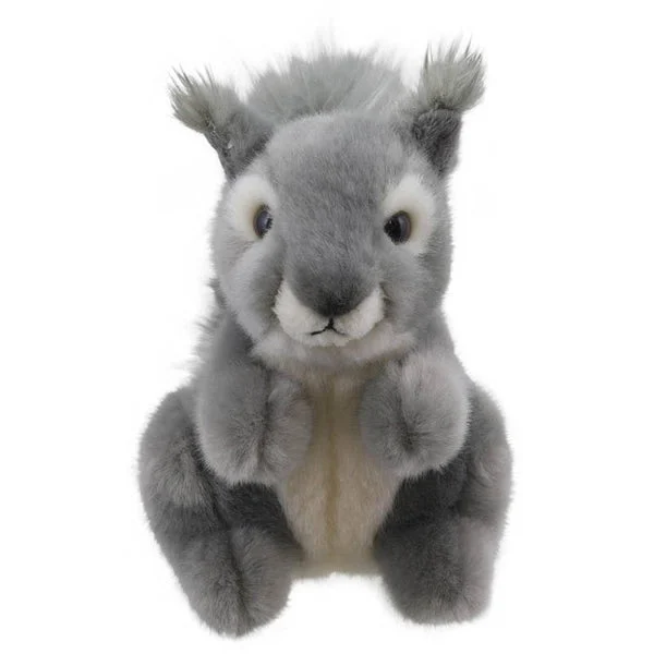 MiniPlush Gray Squirrel Toy by Wilberry