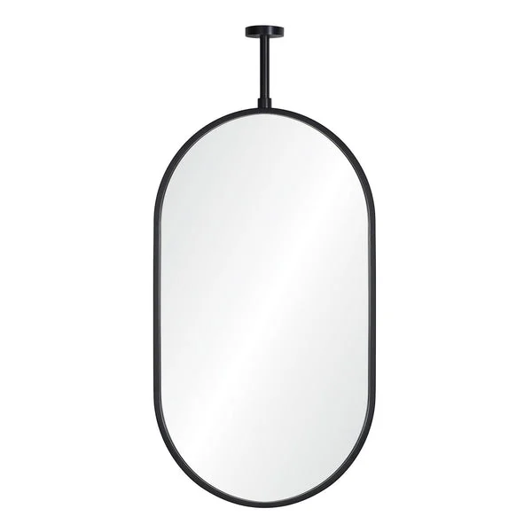 Mirror Home Oval Wall Mirror with Adjustable Ceiling Mount