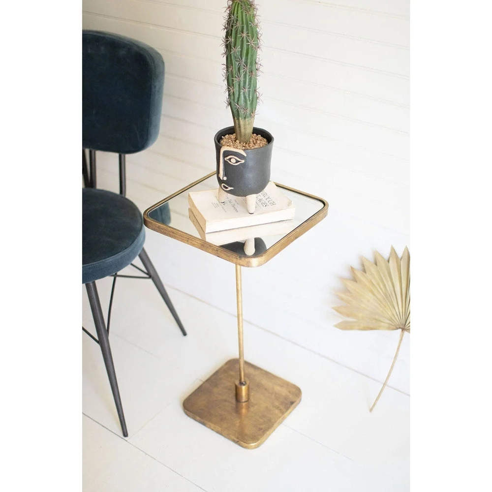 Mirrored Accent Table for Stylish Spaces