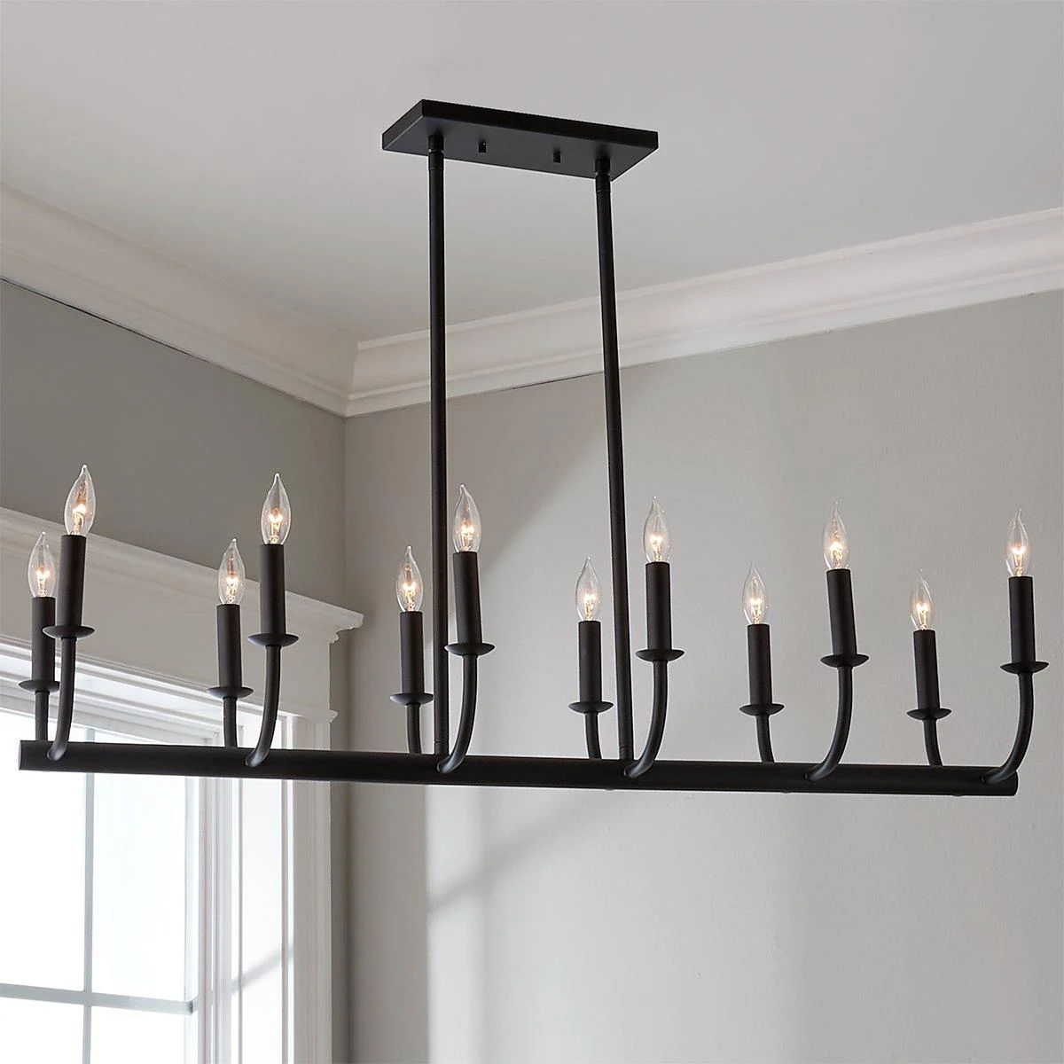 Moderately Modern Island Chandelier