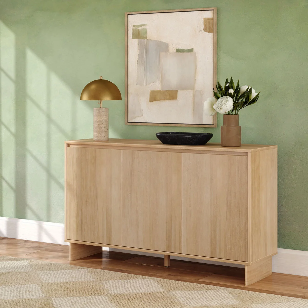 Modern 3-Door Sideboard - 59"