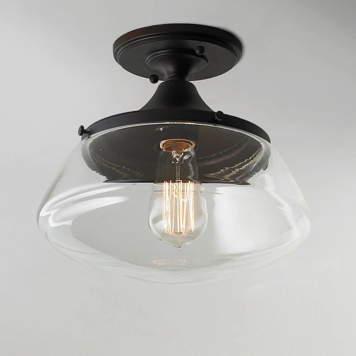 Modern Diner Semi-Flush Ceiling Light