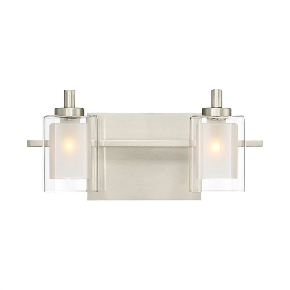 Modern Layered Geometric Vanity Light - 2 Light