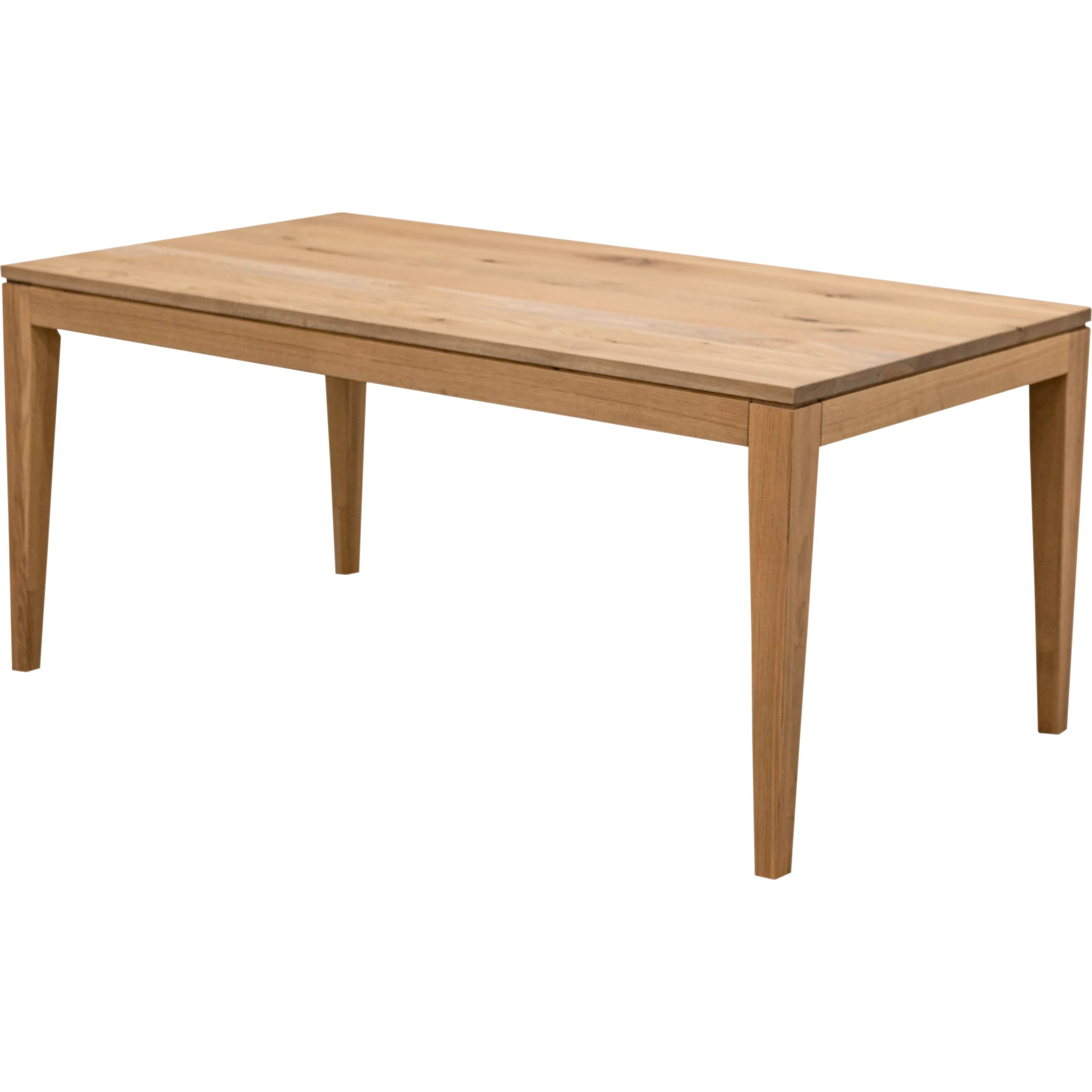 Monroe Mid Century White Oak Wood Dining Table | DS