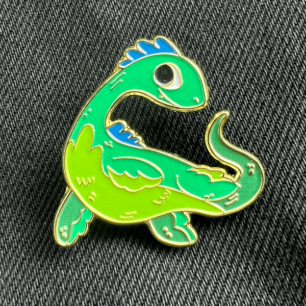 Nessie Baby Enamel Pin Made in the USA