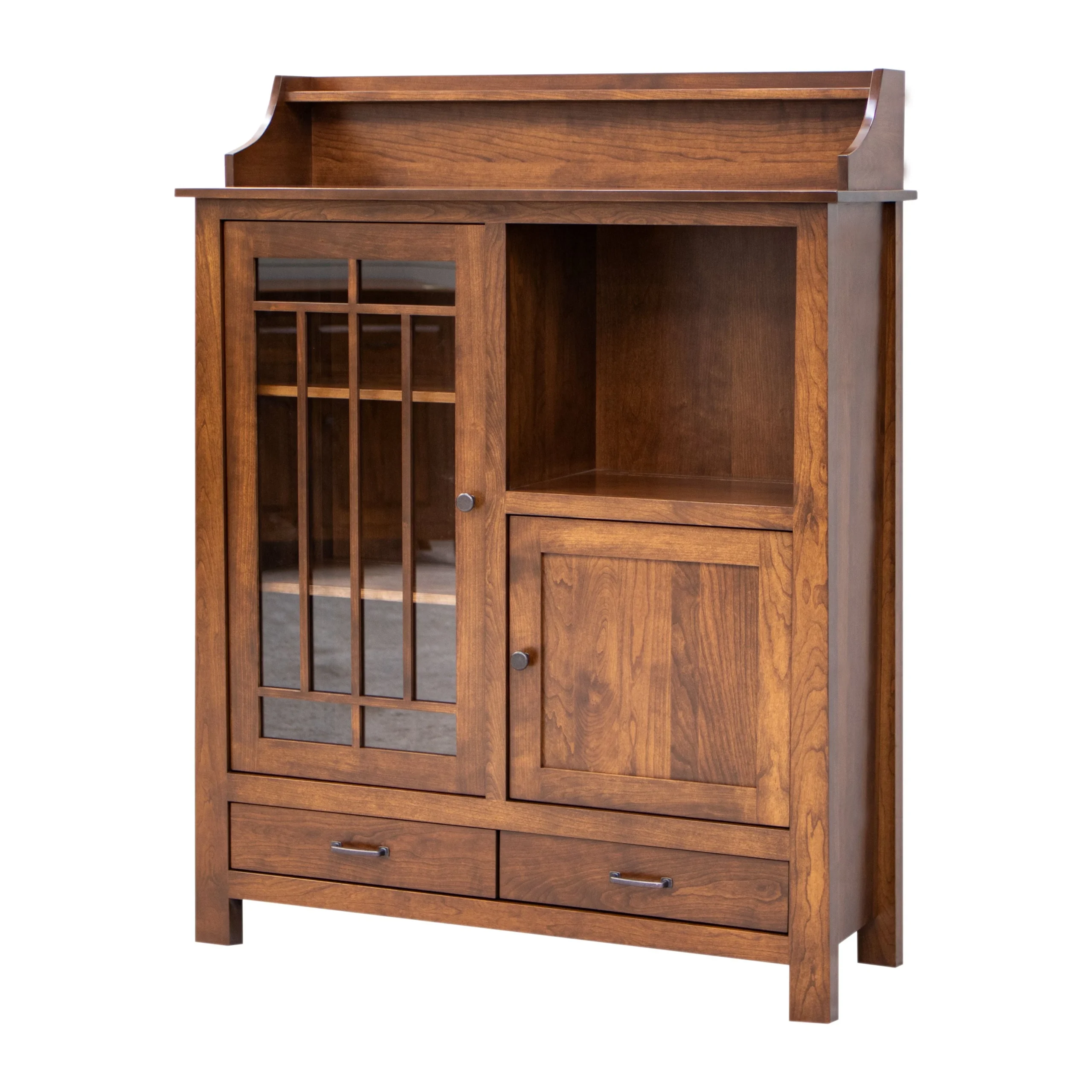 OBG Pottery Pantry Cherry Wood Cabinet | MC