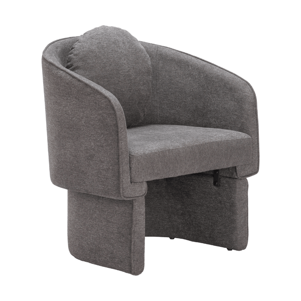 Olya Accent Chair Truffle Gray | Fabric Accent Chair