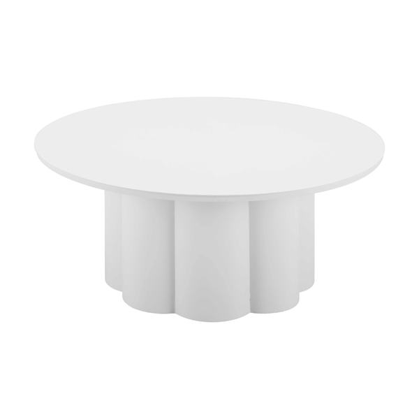 Palmier Coffee Table White | Round White Coffee Table