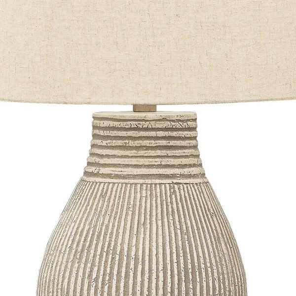 Papyrus Ribbed Table Lamp | Modern Designer Lamp