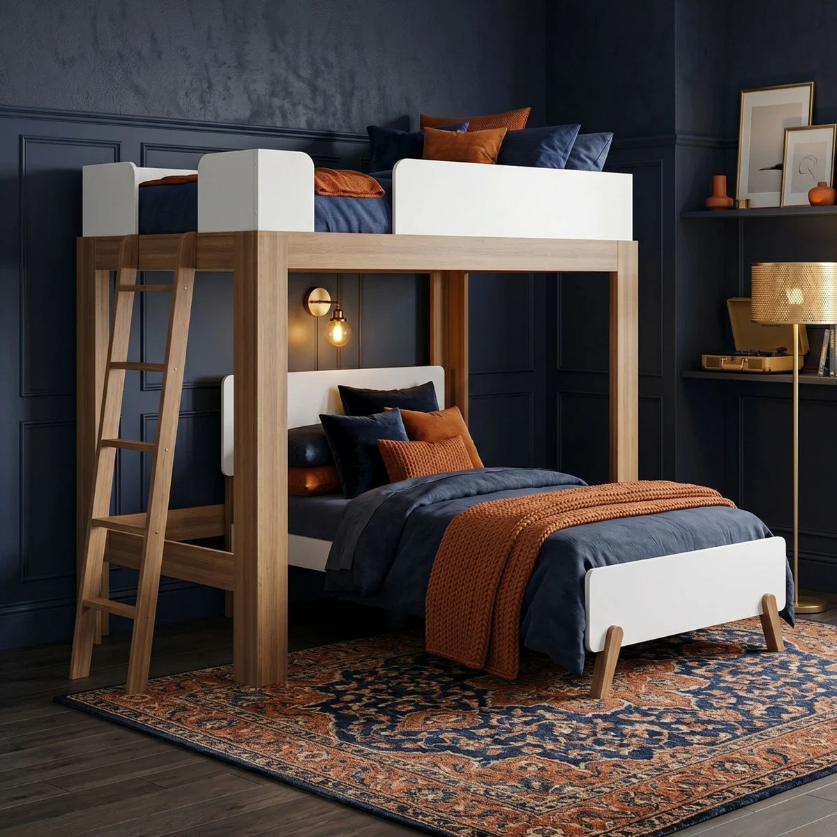 Parker L-Shaped Bunk Bed - Twin over Twin