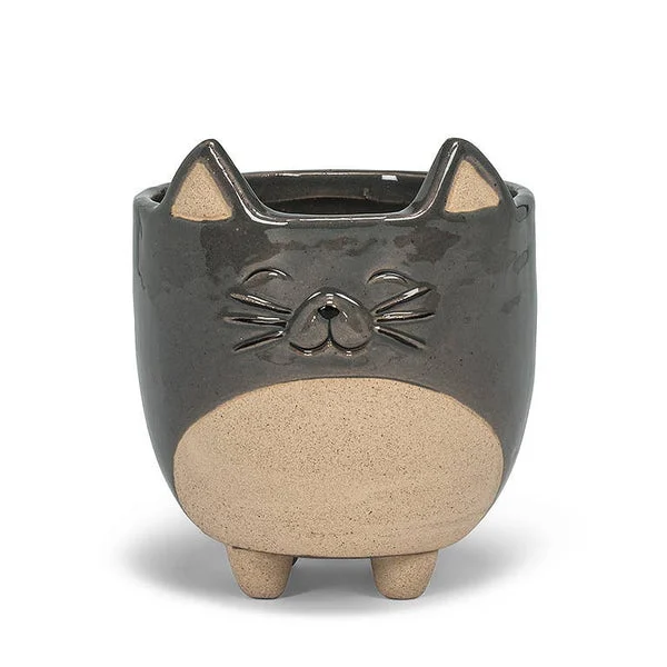 Planter Large Cat on Legs Gift for Cat Lovers