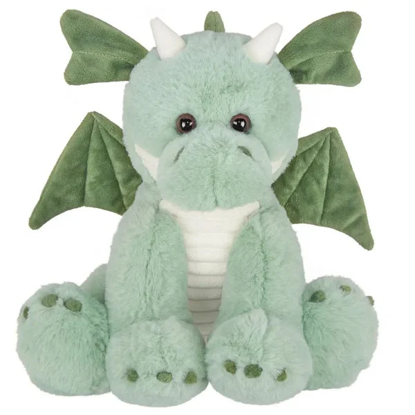 Plush Green Burnie the Dragon for Kids by Bearington